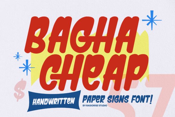 Bagha Cheap: The Handwritten Typeface for Modern Web Layouts