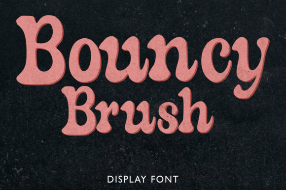 Bouncy Brush: A Playful Typeface for Modern Editorial Design
