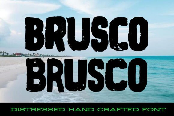 Brusco: The Bold Display Font That Transforms Small Business Branding