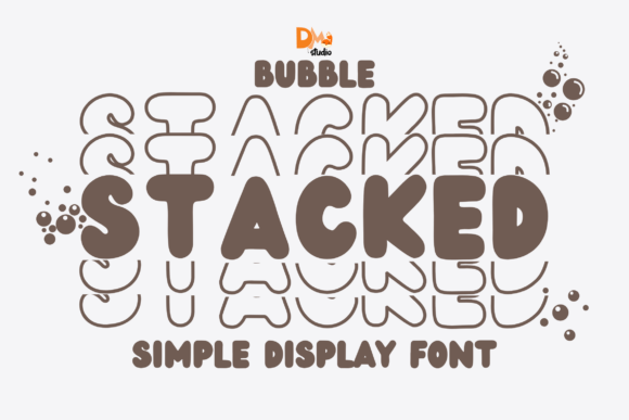 Bubble Stacked: The Playful Display Typeface for Modern Web Design