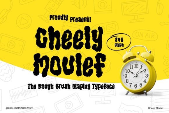 Cheely Moulef: A Bold Display Font for Editorial Design