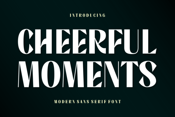 Cheerful Moments: The Perfect Typeface for Handmade Creations