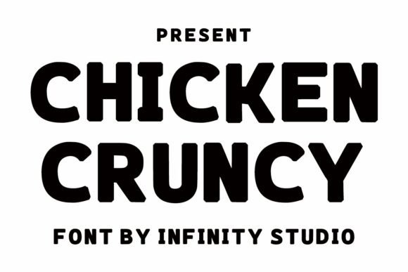 Chicken Cruncy: A Playful Typeface for Bold Editorial Design