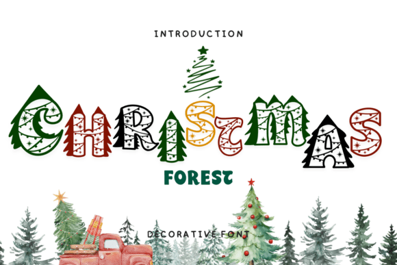 Christmas Forest: A Festive Typeface for Modern Web Design