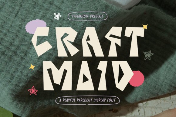 Craft Maid: A Playful Display Typeface for Modern Web Design