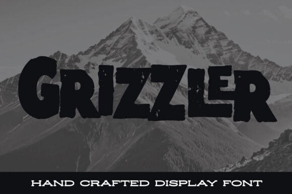 Grizzler: A Wild Display Typeface for Bold Editorial Design