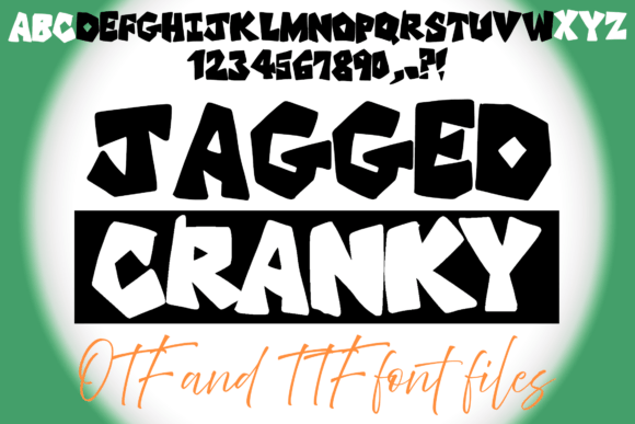 Jagged Cranky: The Bold Typeface for Edgy Web Design