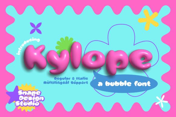 Kylope: The Bubble Font That Elevates Your Web Design Projects
