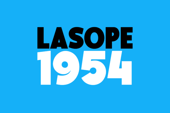 Lasope 1954: A Bold Sans Serif Typeface for High-Impact Campaigns