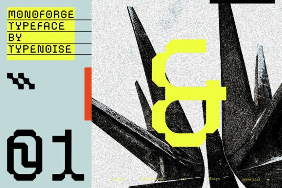 Monoforge: The Bold Serif Typeface for High-Impact Campaigns