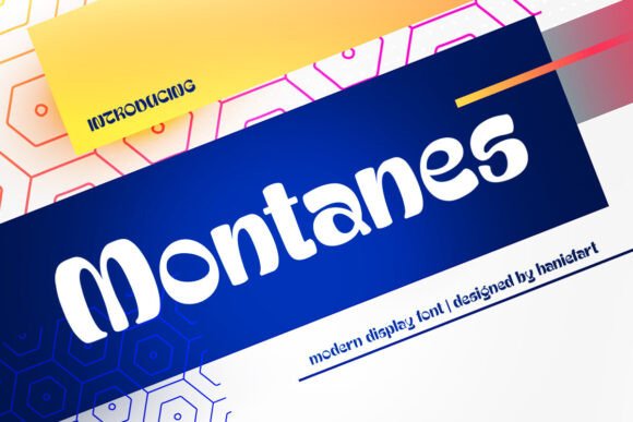 Montanes: The Display Typeface That Elevates Handmade Shop Branding