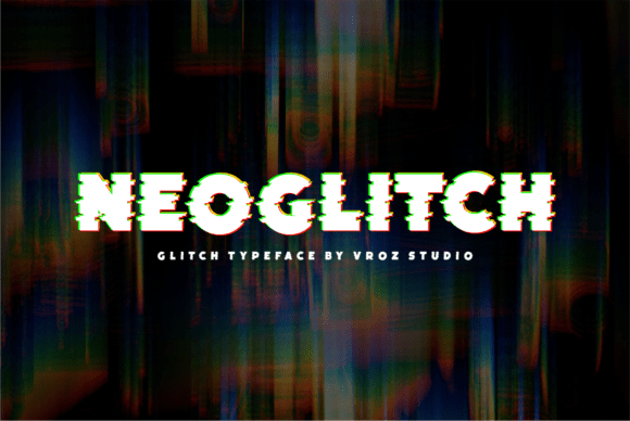 Neoglitch: A Modern Glitch Typeface for Bold Brand Identity