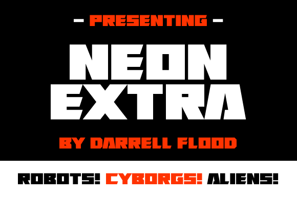 Neon Extra: A Bold Display Typeface for Modern Editorial Design