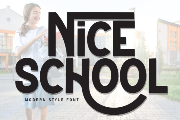 Nice School: The Bold Display Typeface That Elevates Handmade Branding