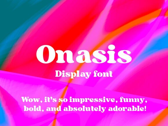 Onasis: The Bold Display Typeface for Modern Editorial Design