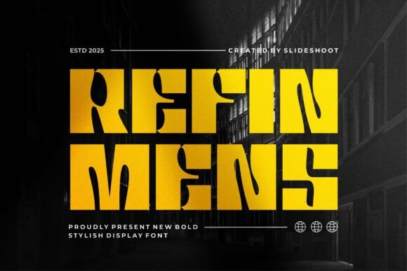 Refin Mens: The Bold Display Typeface for High-Impact Campaigns