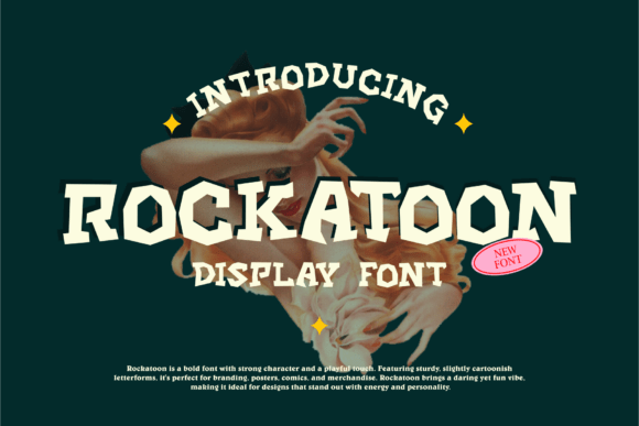 Rockatoon: The Playful Display Font for High-Energy Campaigns
