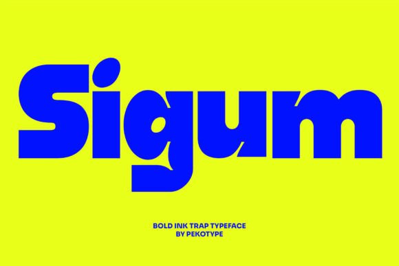 Sigum: The Bold Typeface That Elevates Small Business Branding