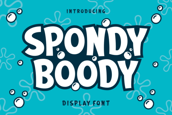 Spondy Boody: The Playful Display Typeface for Vibrant Editorial Design