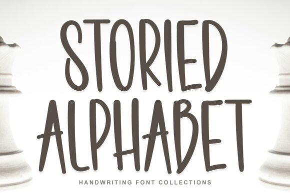 Storied Alphabet: A Playful Display Typeface for Modern Branding