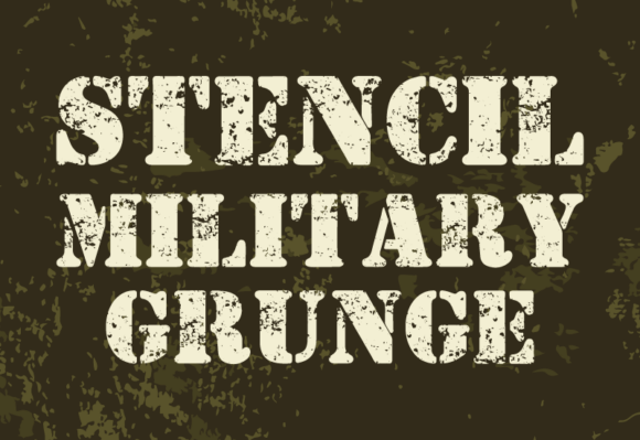 Why Stencil Military Grunge Transforms Editorial Design