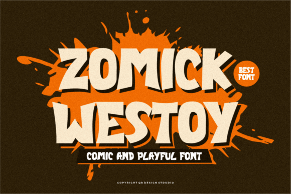 Zomick Westoy: A Bold Display Typeface for Modern Editorial Design